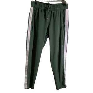 Calla by Carrie Underwood Green Jogger Pants w/ Side Stripes Size Medium